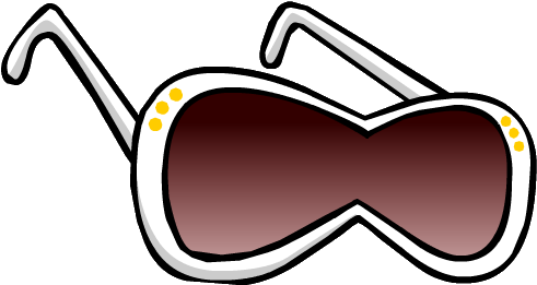Shopping Divas Line Art Source - Club Penguin Diva Sunglasses (522x296)