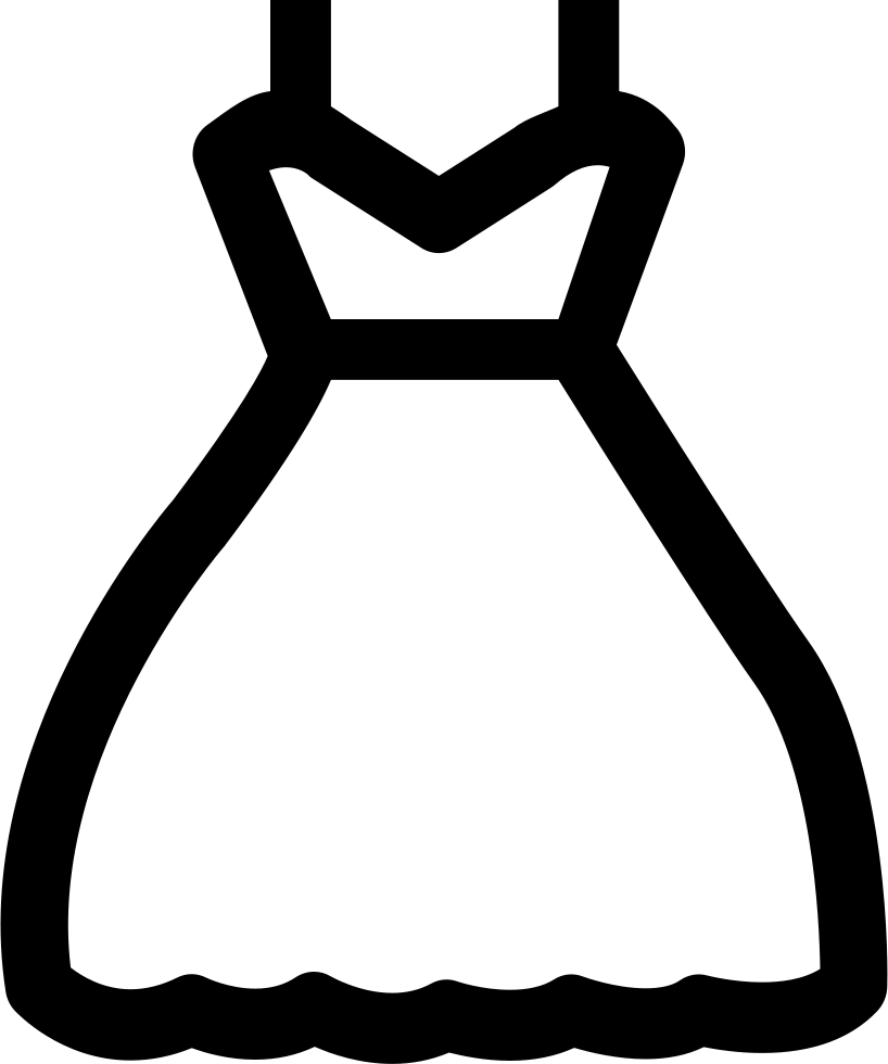 Png File - Contorno De Un Vestido (818x980)