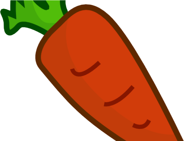 Carrot Clipart Painted - Carrot Cartoon Transparent Background (640x480)
