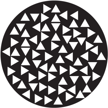 Triangle Break Up Gobo - Breakup Gobo (400x400)