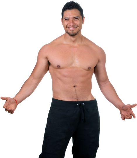 Model Clipart Fit Man - Guy Png (500x546)