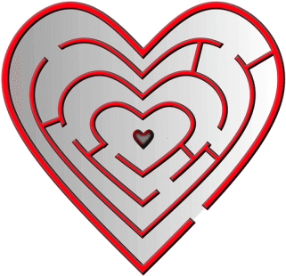 Find Out Why You're Not Dealing With A Breakup - Labyrinthe Coeur (400x323)