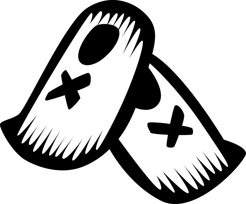 Vector Illustration Of Traditional Wooden Dutch Klomp - Vector Illustration Of Traditional Wooden Dutch Klomp (844x700)