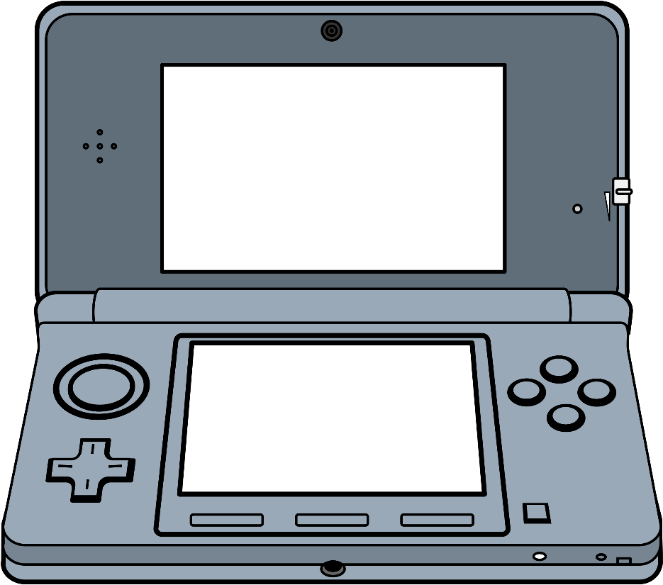 #3ds #drawing #art #gameboy #nintendo #mario - Game Console Clipart (1024x904)