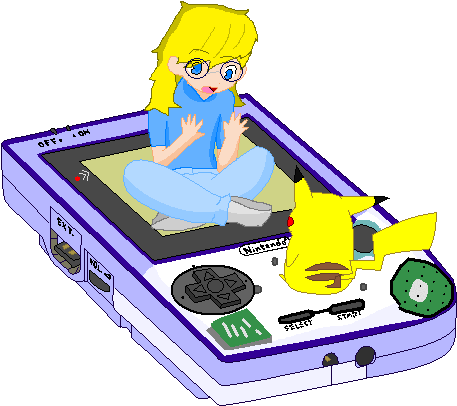 Gameboy Color Id By Mslunarumbreon - Cartoon (488x453)