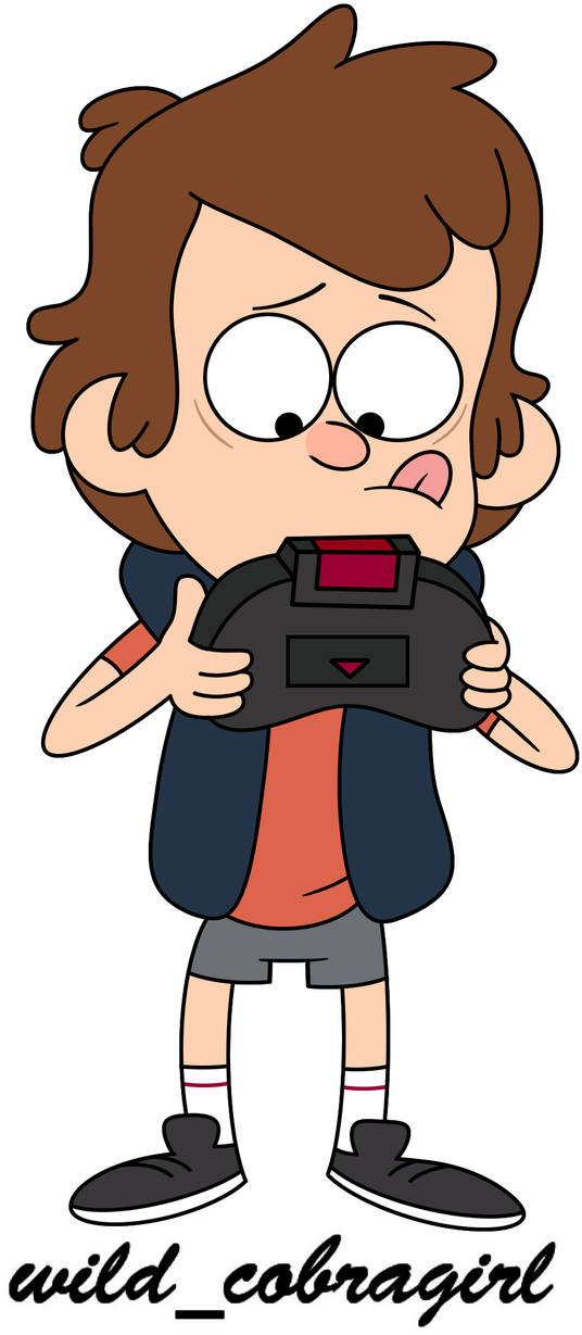 Gameboy By Wild-cobragirl - Gravity Falls (614x1301)