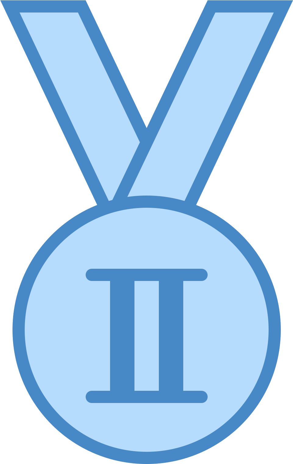 This Icon Represents A Medal For Silver In The Olympics - This Icon Represents A Medal For Silver In The Olympics (961x1521)