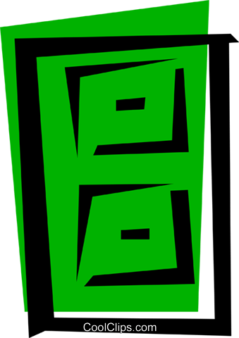 Door Royalty Free Vector Clip Art Illustration - Door Royalty Free Vector Clip Art Illustration (339x480)