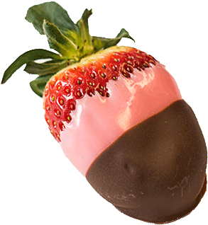 Chocolate Covered Strawberries Png - Strawberry (800x533)