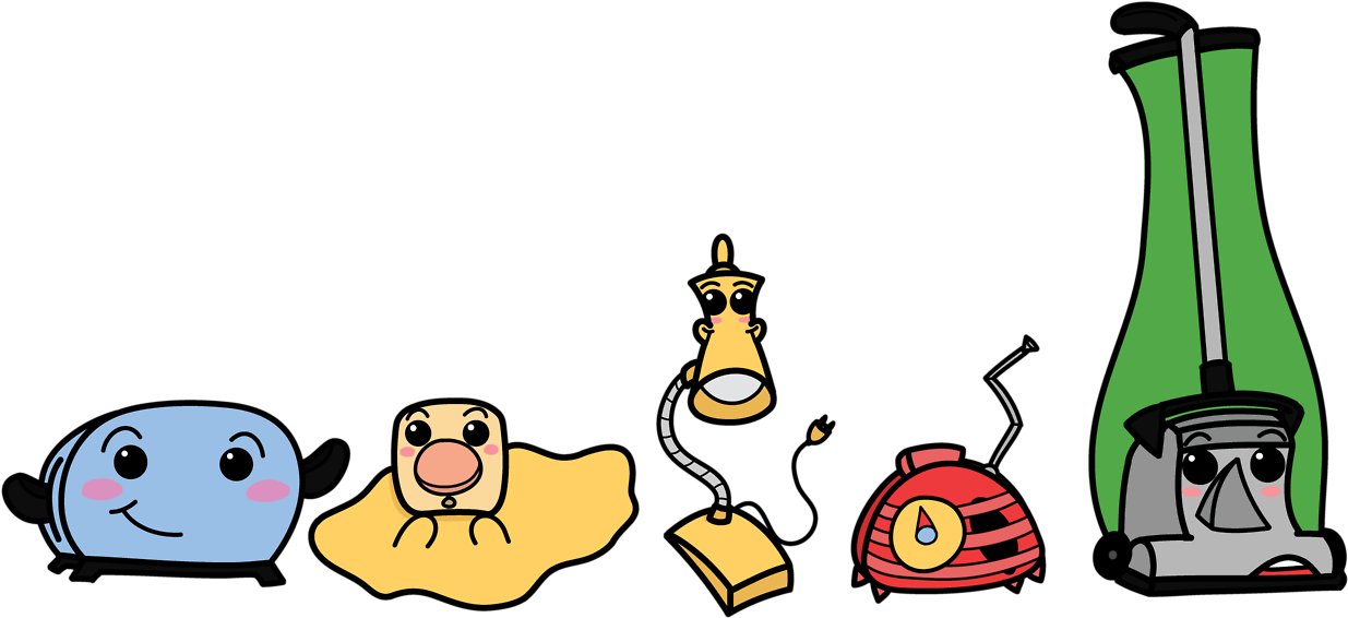 “ The Gang's All Here Also Available Patterned For - Cartoon (1280x1280)