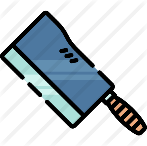 Butcher Knife Free Icon - Butcher Knife Free Icon (512x511)
