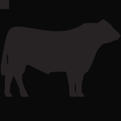 Hereford Cow Silhouette Clipart Clipartfest Hereford - Bull (400x400)