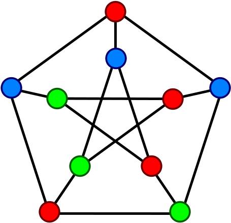 He Is Best Remembered For His Pioneering Work In - Petersen Graph Coloring (480x460)