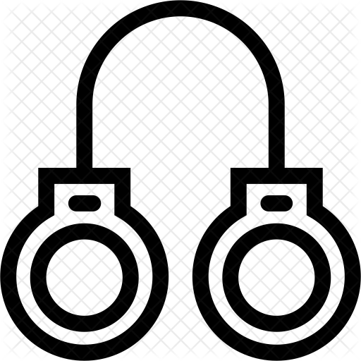 Svg Royalty Free Stock Handcuffs Clipart Criminal Justice - Circle (512x512)