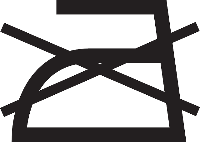 No-iron Corporate - Do Not Iron Symbol Png (640x456)