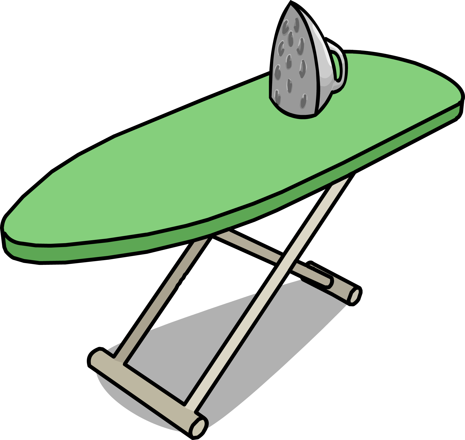 Image Ironing Sprite Png Club Penguin Wiki Ⓒ - Ironing Board Png Clipart (1896x1793)
