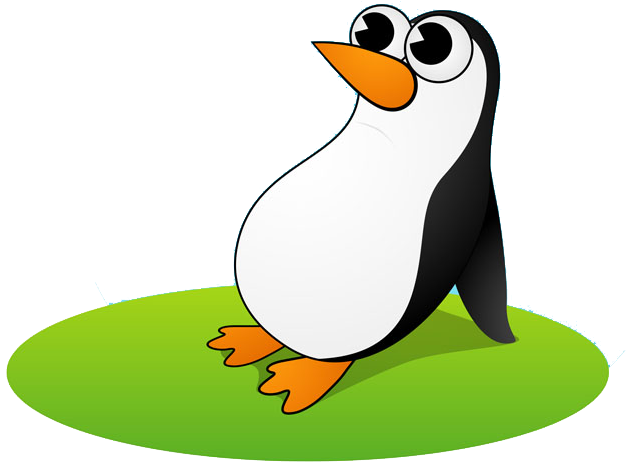 Graphic Black And White Library Drawing Penguin Creative - Penguin (1000x750)