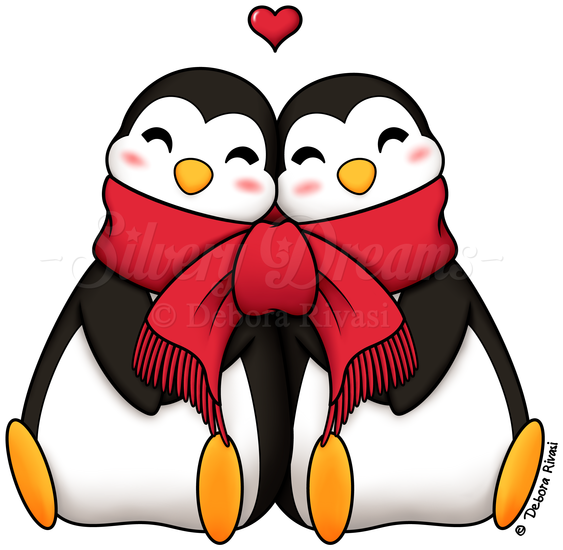 Cute Penguins, Penguin Love, Penguin Drawing, Penguin - You Make Me Happy Penguin (2546x2307)