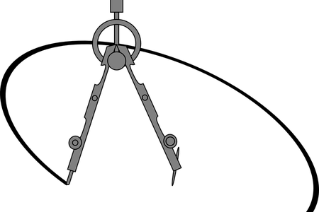 Art Deco Divider Png K Pictures Full - Art Compasses (450x300)