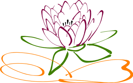 Lotus Clipart Vector 6 - Logo Lotus Flower Png (453x285)