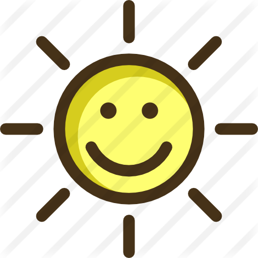 Sunlight Free Icon - Sun Clock Png (512x512)
