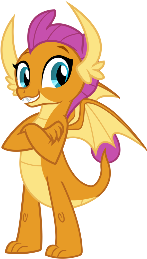 Cheezedoodle96, Claws, Crossed Arms, Dragon, Dragoness, - Smolder The Dragon Mlp (640x1024)