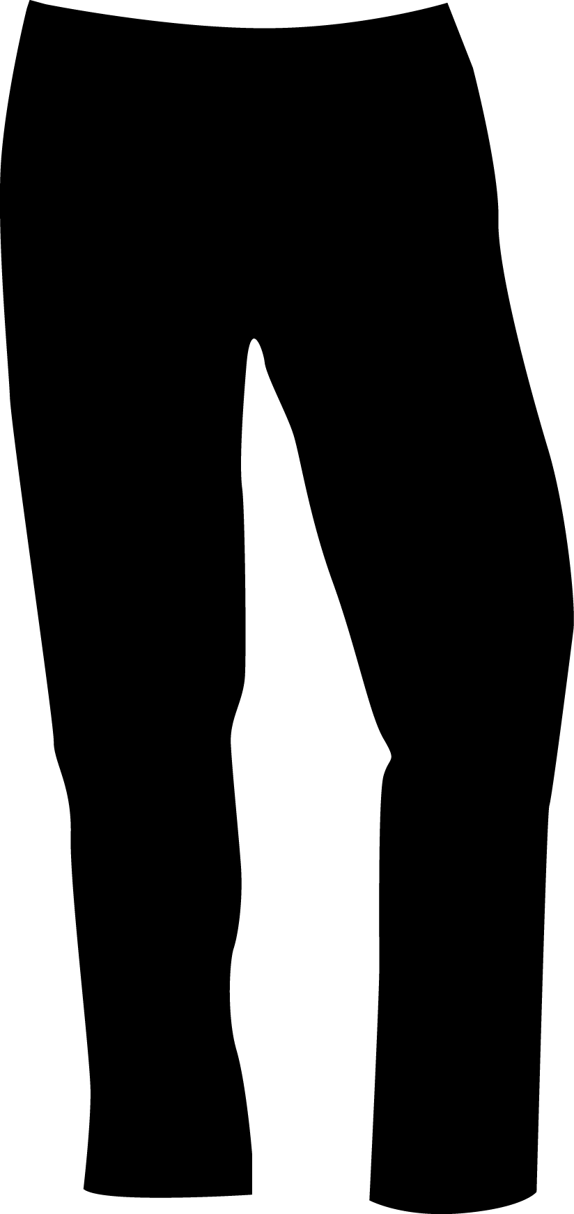 Clothing Types Silhouette Vector Eps Free Download - Silhouette (824x1743)