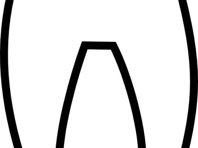 Pant Clipart Black And White - Monochrome (640x480)