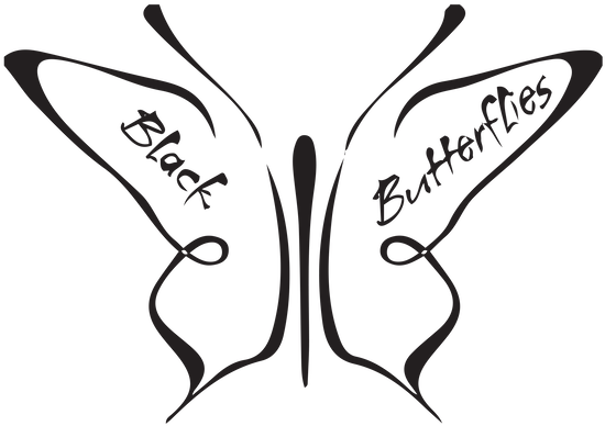 Welcome To Black Butterflies Llc Apparel Company - Drawing (568x416)