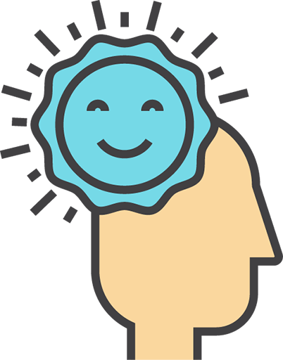 8 Traits Of Successful Med Student - Optimism Icon (402x512)