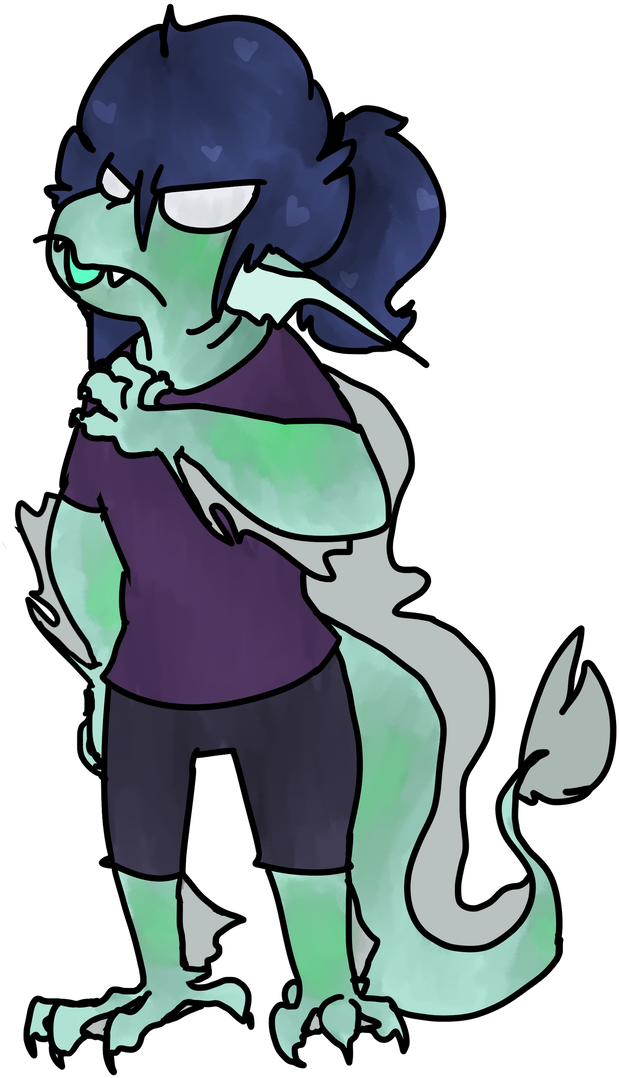 Smol Angry Fish By Sharp-knives - Cartoon (697x1146)