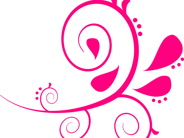 Cool Designs Clipart Curly - Clipart Pink (640x480)
