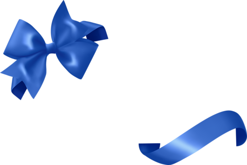 500 X 335 6 - Blue Silk Ribbon Png (500x335)