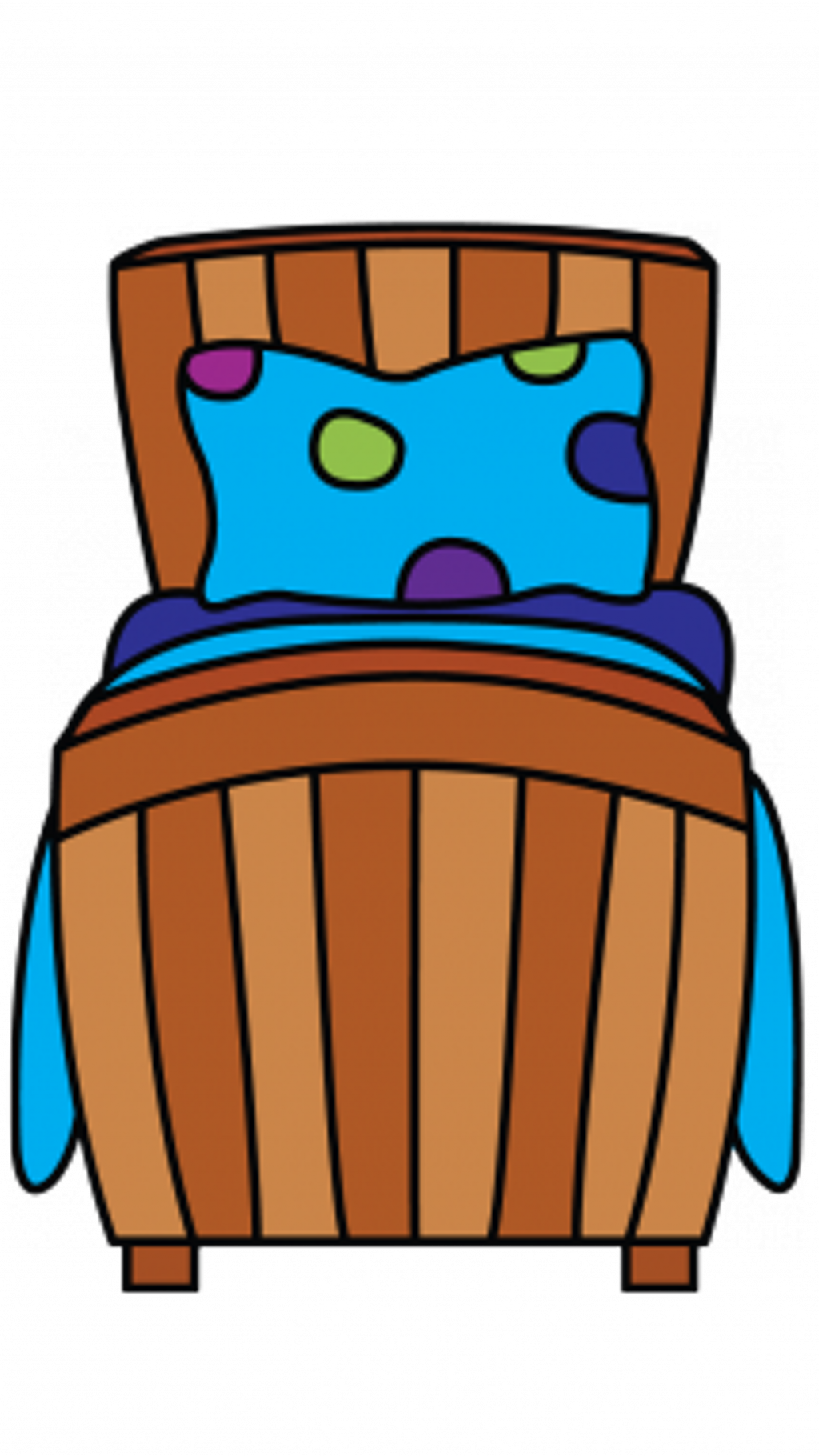 Drawn Bed Transparent - Bed Drawing (1024x1820)