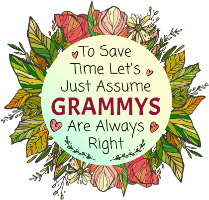 To Save Time Let's Just Assume Grammys Are Always Right - Inspirational Quotes In Colored Calligraphy (440x440)