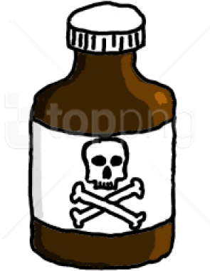 Free Png Download Bottle Of Poison Cartoon Clipart - Cartoon Poison Bottle (480x480)
