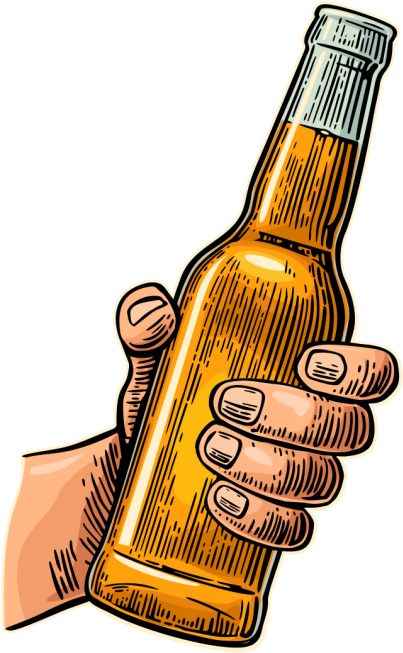Thanks To Budweiser And Wisconsin Distributors For - Beer Bottle Cheers Clipart (540x680)
