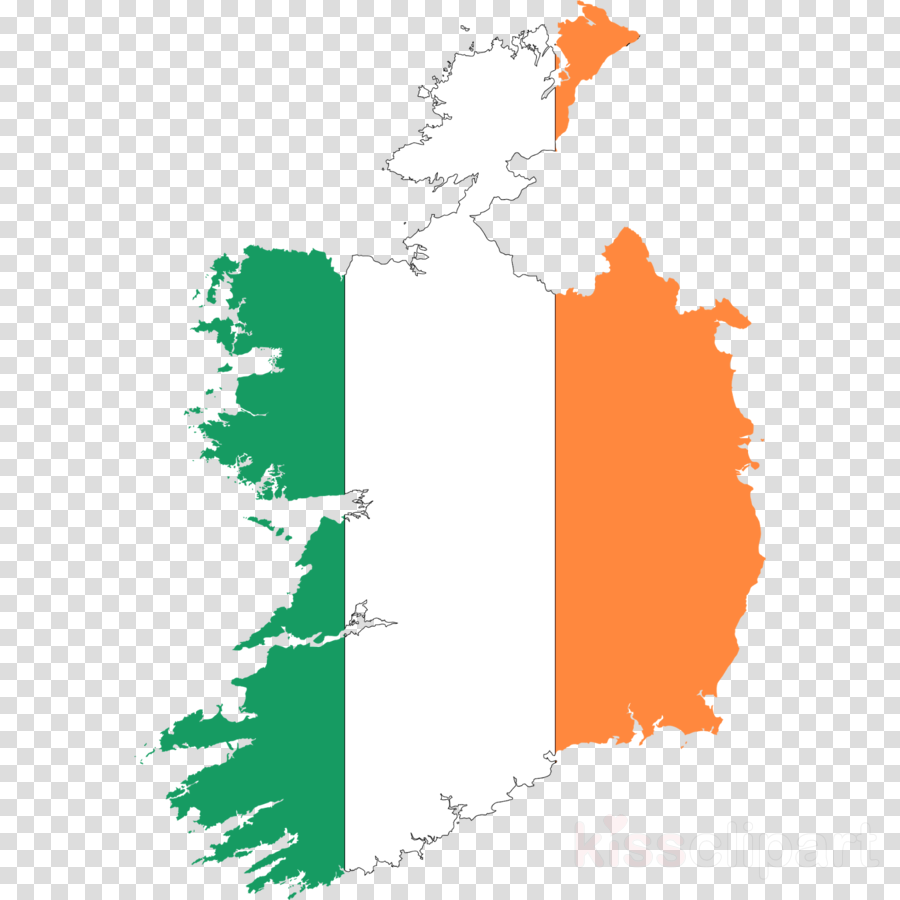 Ireland Map Flag Clipart Republic Of Ireland Flag Of - Ireland Country Flag Outline (900x900)