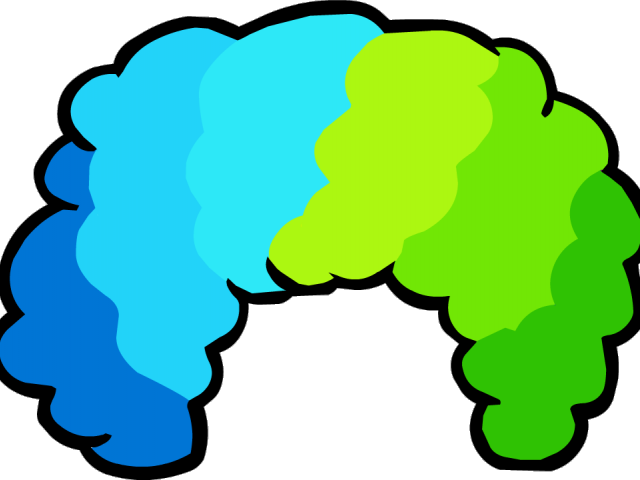 Glass Clipart Clown - Clown Hair Transparent (640x480)