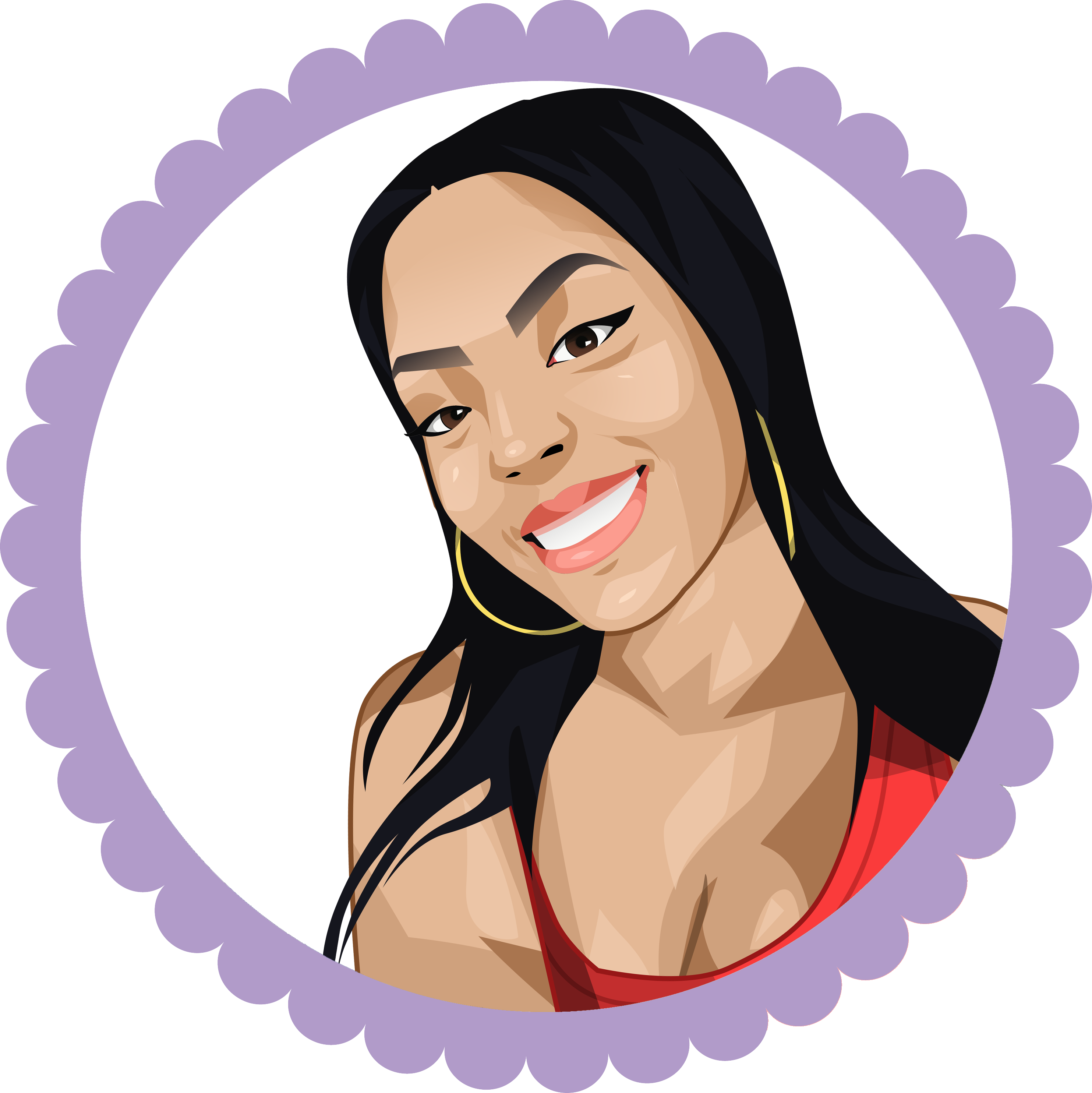 Destiny Johnson - Simple Circle Border Png (2967x2969)