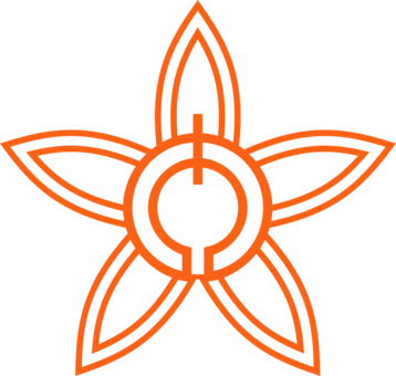 Geometric Shape Art Computer Icons - Jungle Flower Clip Art (358x340)