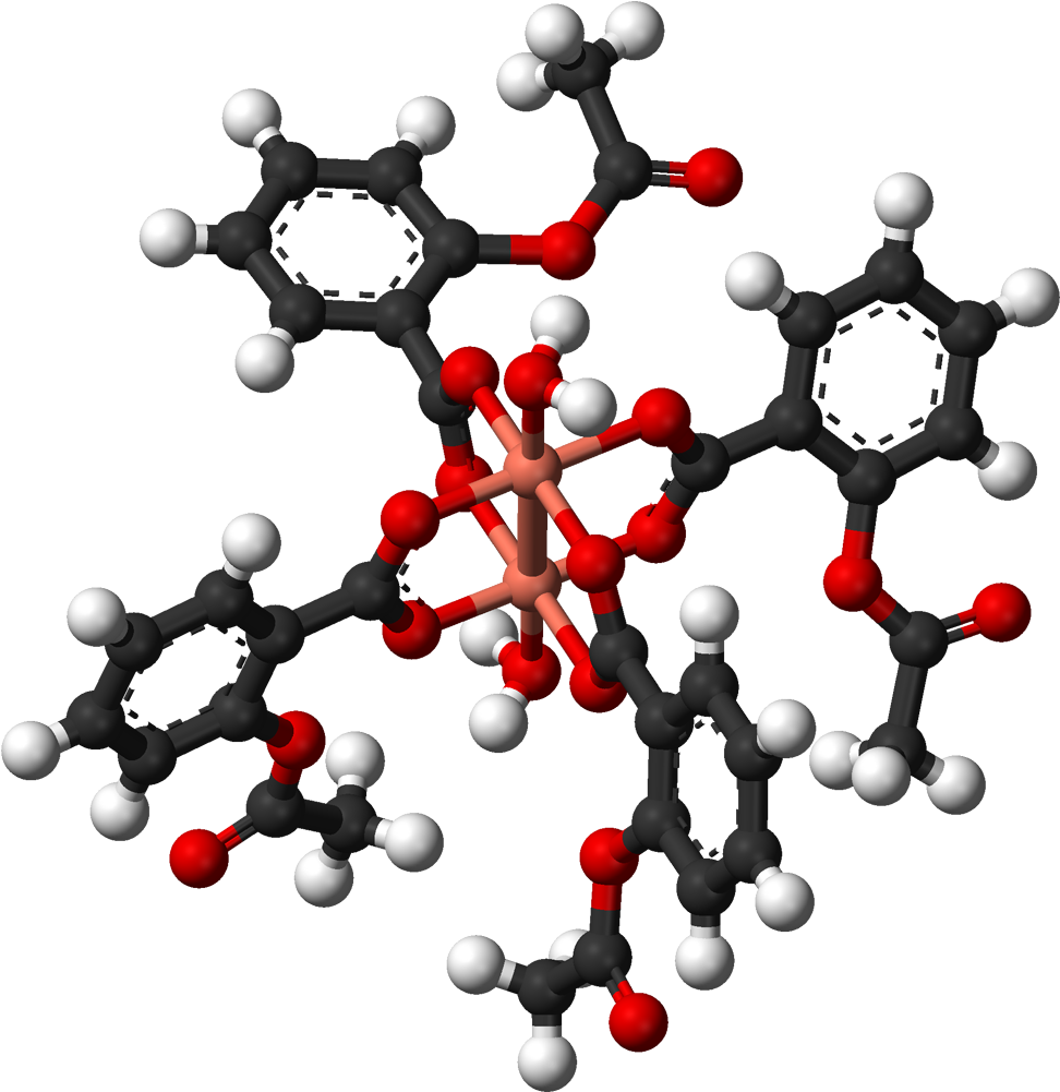 Copper Aspirinate - Molecule (1071x1100)