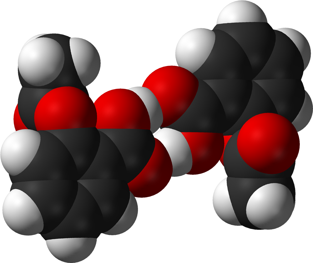 Aspirin Dimer Xtal 3d Vdw - Illustration (1100x941)