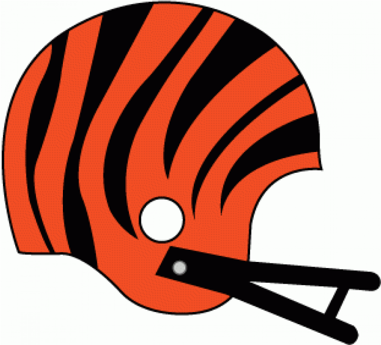 Cincinnati Bengals Iron Ons - Cincinnati Bengals Logo Evolution (750x930)