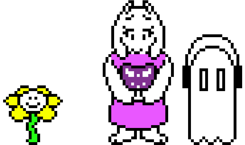 Ruins All Monsters The Other Dudes Like Froggit And - Undertale Toriel Pixel Art (970x680)