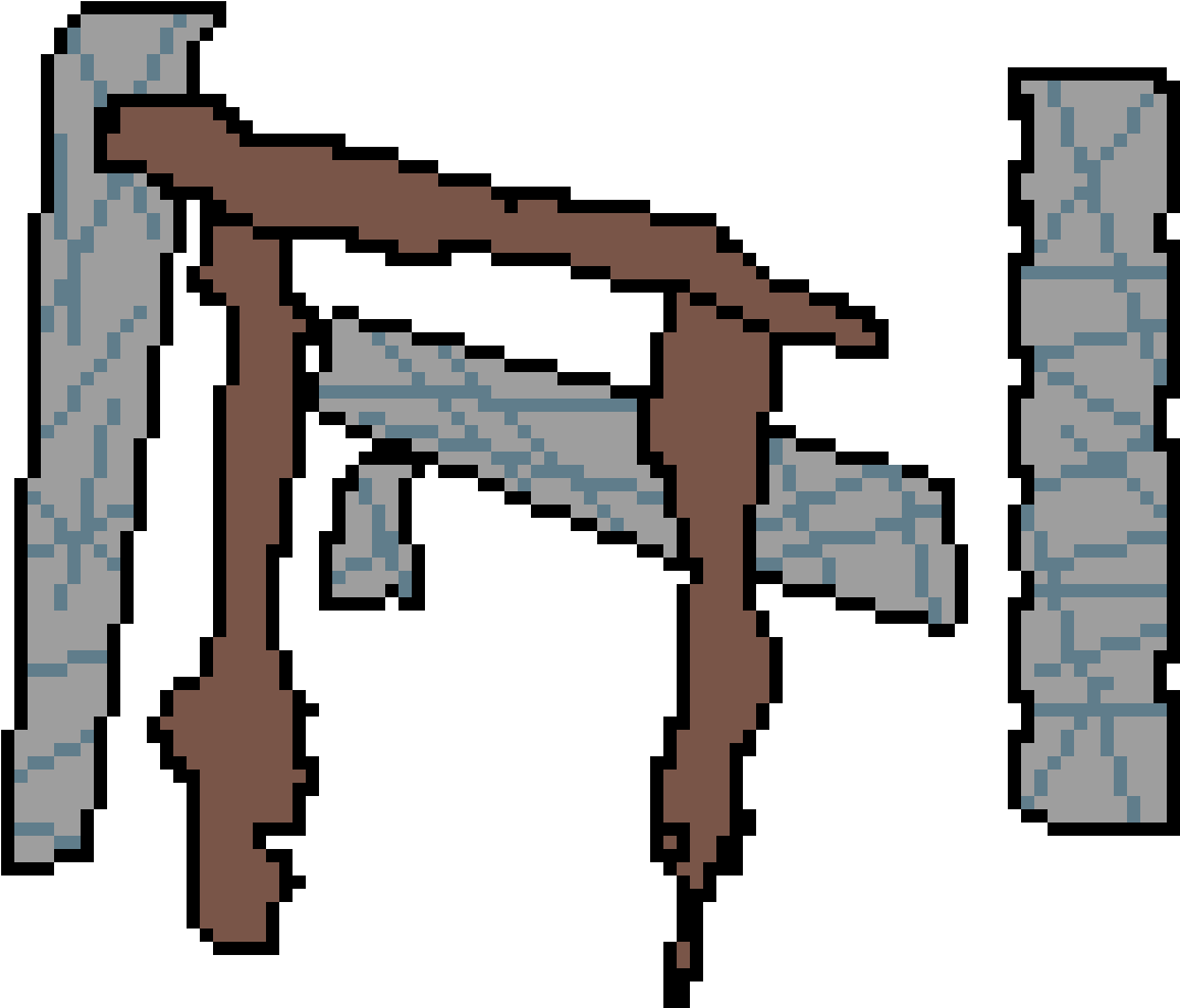 Ancient Ruins - Pixel Art (1200x1200)