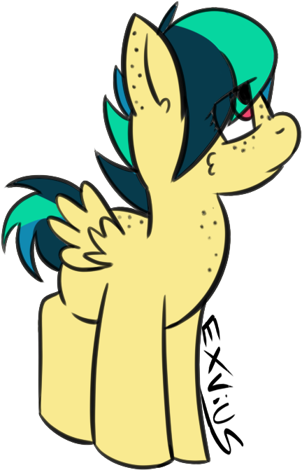 Exvius, Cute, Ear Freckles, Female, Filly, Freckles, - Cartoon (528x753)