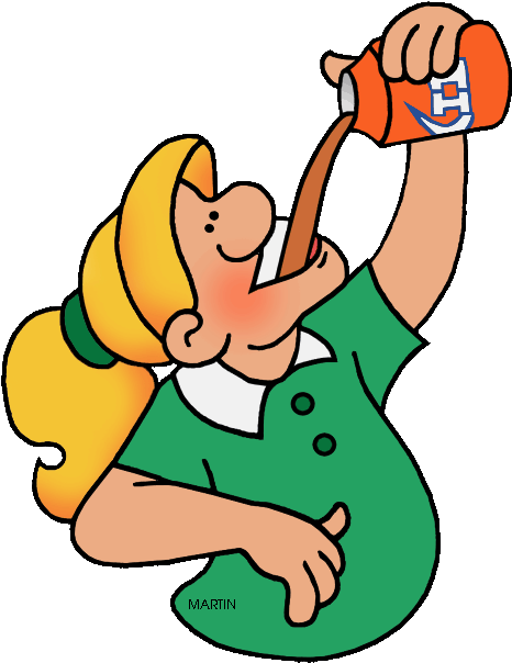 State Drink Of Maine - Cartoon (495x648)