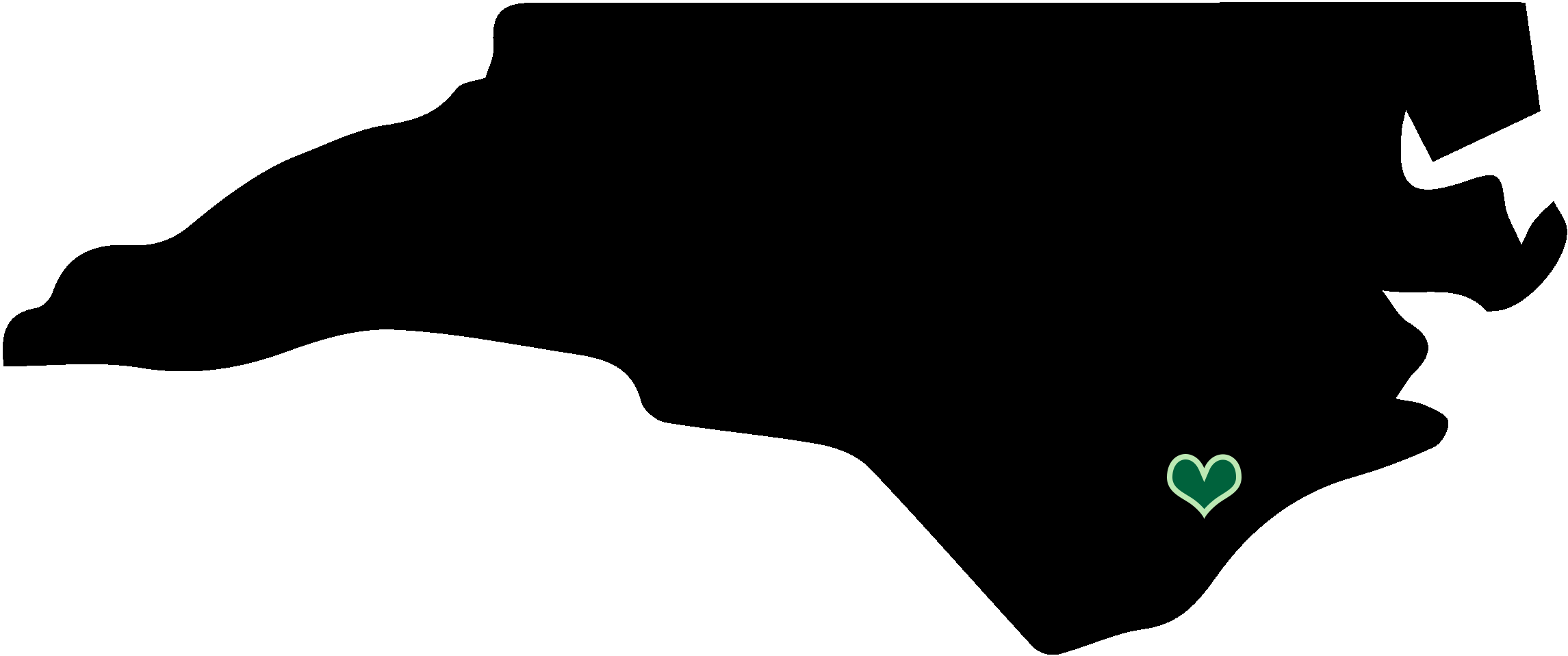 Community Map - North Carolina Outline Black (2291x958)