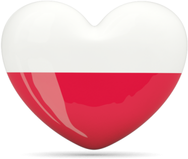 Poland Flag - Heart (480x360)